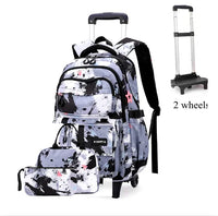 Cartable à Roulette Collège 50cm Set Lunch Bag
