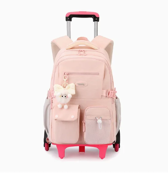 Cartable à Roulette Collège 53cm Robuste Oxford