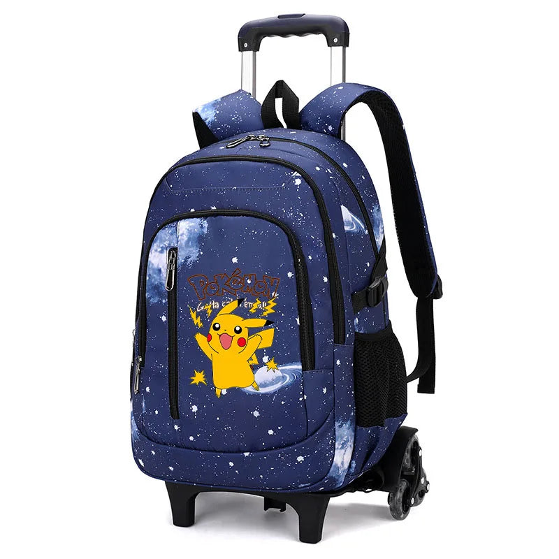 Cartable à Roulette Pokémon 52cm 6 Roues Monte-Escaliers
