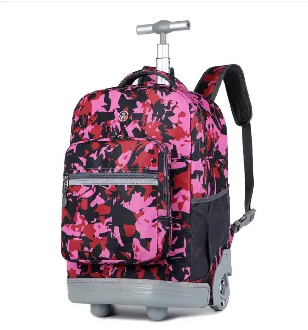 Cartable à Roulette 25L Compact Pratique Oxford