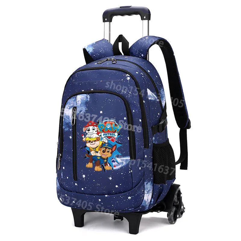 Cartable à Roulette Pat Patrouille 52cm 2 en 1 Monte-Escaliers