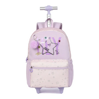Cartable à Roulette Fille 42cm Compact Roulettes Silencieuses