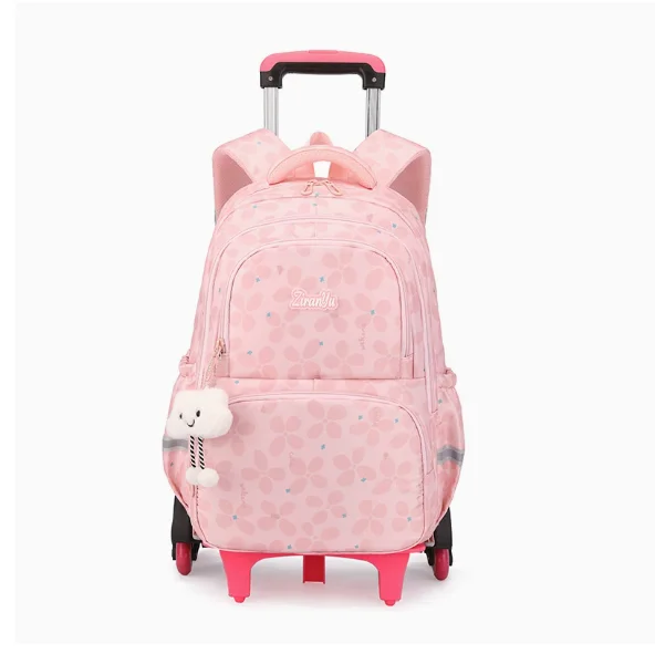 Cartable à Roulette Collège 53cm Format Généreux Oxford