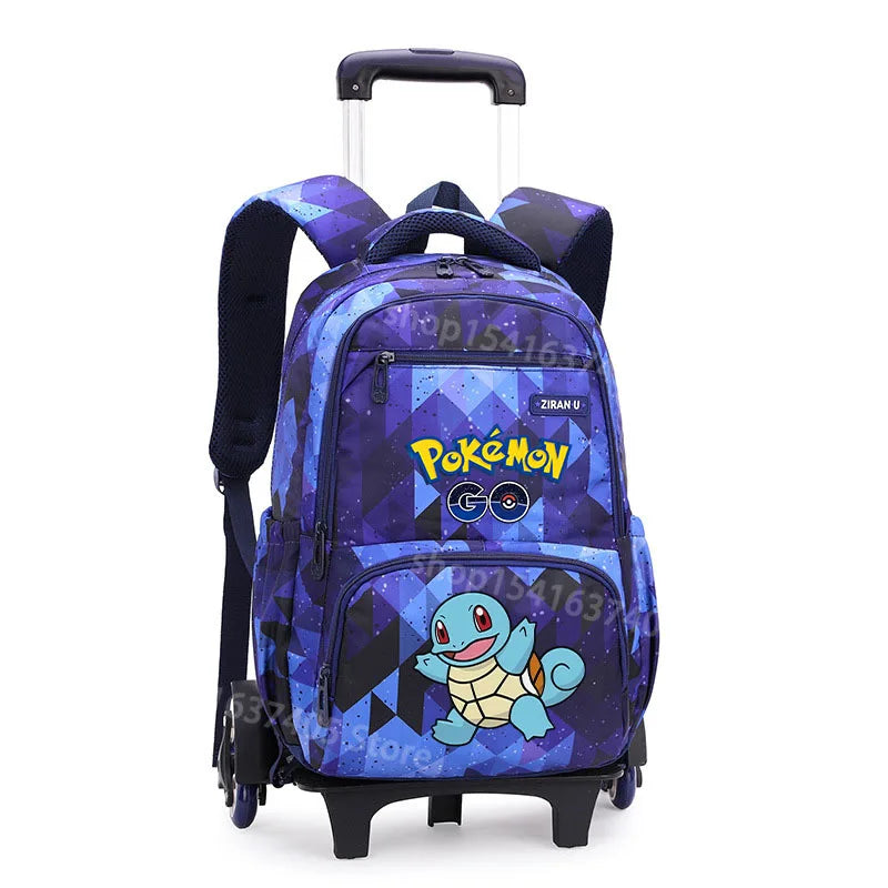 Cartable à Roulette Pokémon 48cm 6 Roues Waterproof