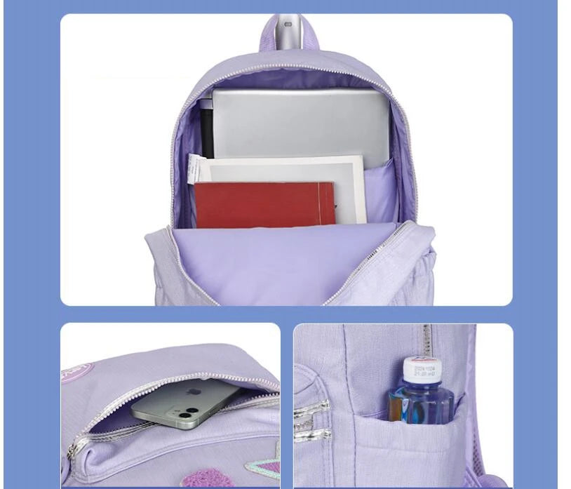 Cartable à Roulette 2 Compartiments Lunch Box Set