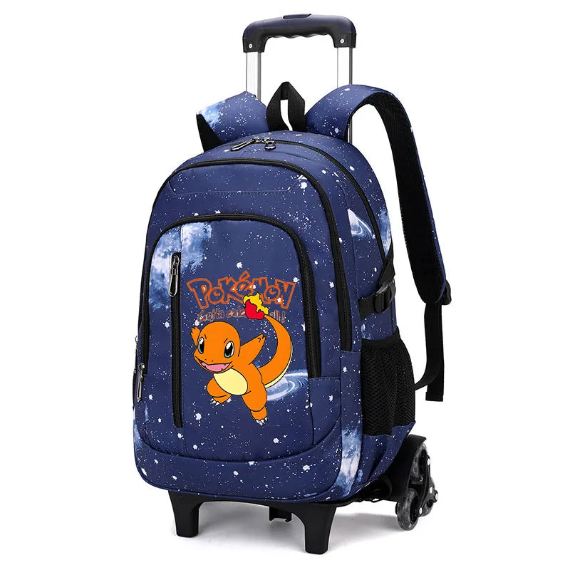 Cartable à Roulette Pokémon 52cm 6 Roues Monte-Escaliers