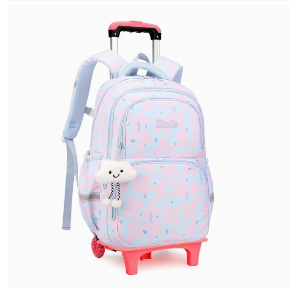 Cartable à Roulette Collège 53cm Format Généreux Oxford