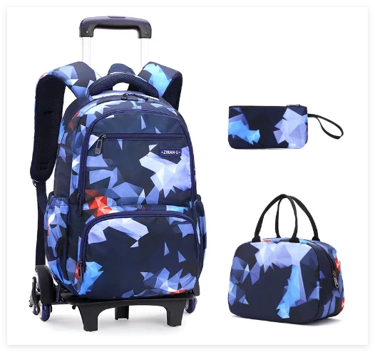 Cartable à Roulette 2 Compartiments Spacieux