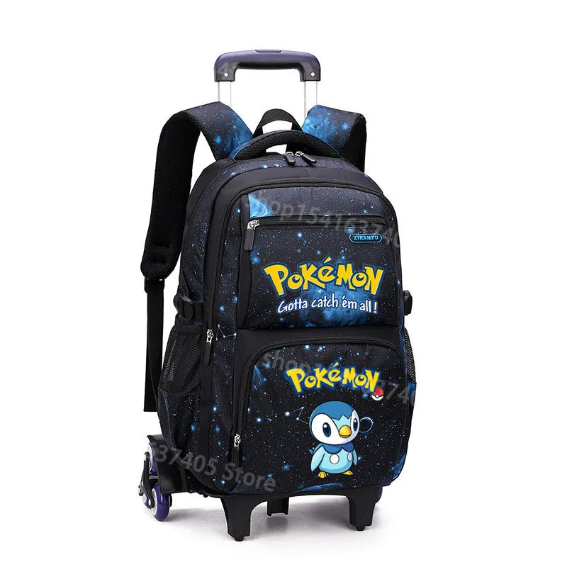 Cartable à Roulette Pokémon 43cm Pikachu Compact
