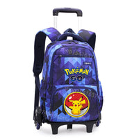 Cartable à Roulette Pokémon 48cm 6 Roues Waterproof
