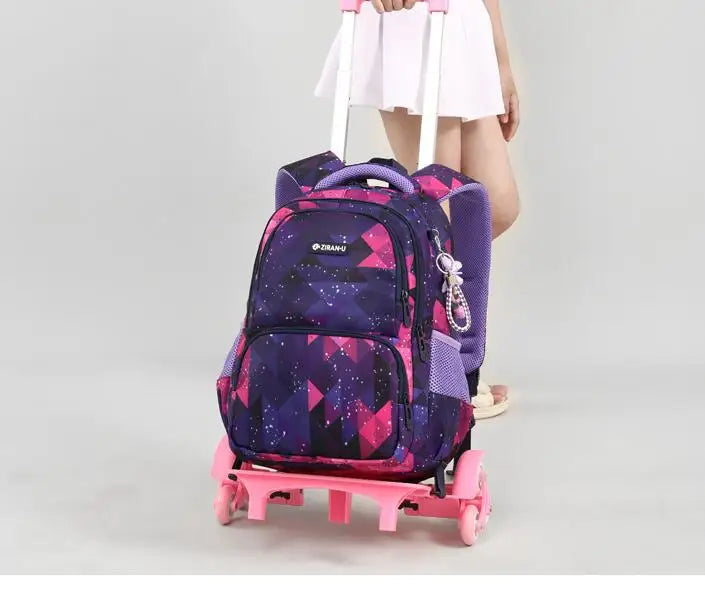 Cartable à Roulette CE2 CM1 CM2 48cm 6 Roues