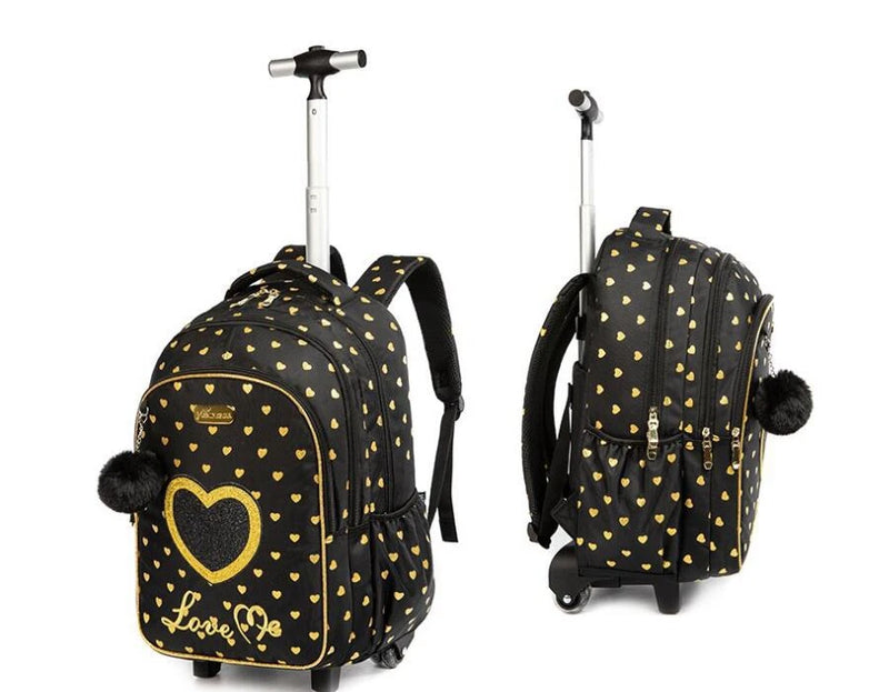 Cartable à Roulette Primaire 45cm Set 3 Pièces