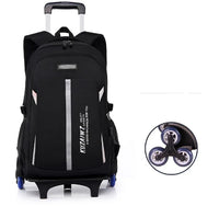 Cartable à Roulette Garçon 50cm Chariot Détachable