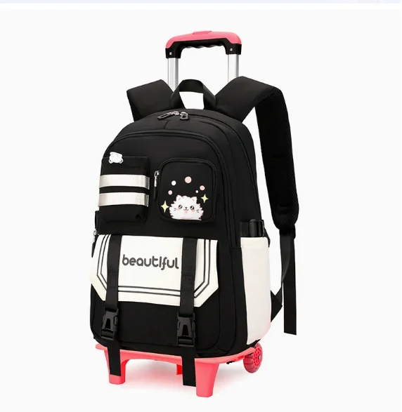 Cartable à Roulette Collège 53cm Polyvalent Oxford