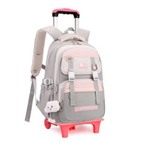 Cartable à Roulette Grand 55cm Très Grande Capacité