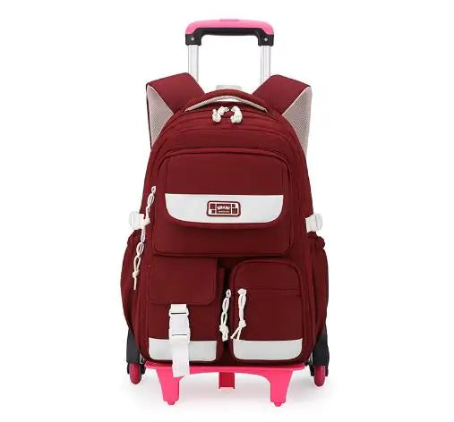 Cartable à Roulette Garçon 48cm Oxford Résistant
