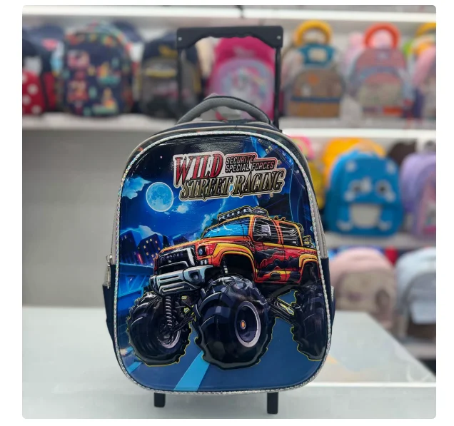 Cartable à Roulette Maternelle 46cm Garçons Filles