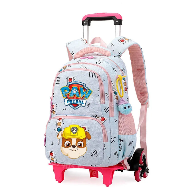 Cartable à Roulette Chiots Sauveteurs Grande Capacité