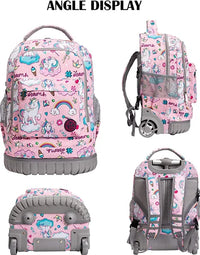 Cartable à Roulette Lycee Adulte 18 Pouces Ordinateur