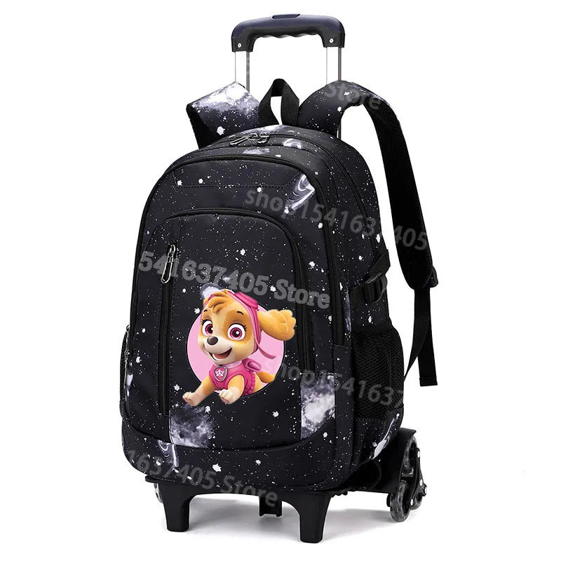 Cartable à Roulette Pat Patrouille 52cm 2 en 1 Monte-Escaliers
