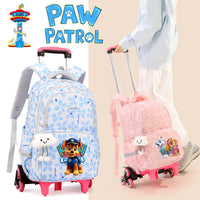 Cartable à Roulette Pat Patrouille 50cm 6 Roues Grande Capacité