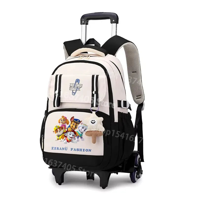 Cartable à Roulette Pat Patrouille 6 Roues Lavable