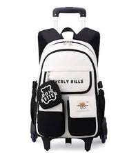 Cartable à Roulette Primaire 45cm Mixte Oxford Résistant