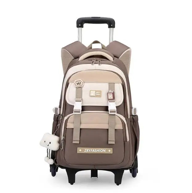 Cartable à Roulette Grand 55cm Très Grande Capacité