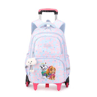 Cartable à Roulette Pat Patrouille 50cm 6 Roues Grande Capacité