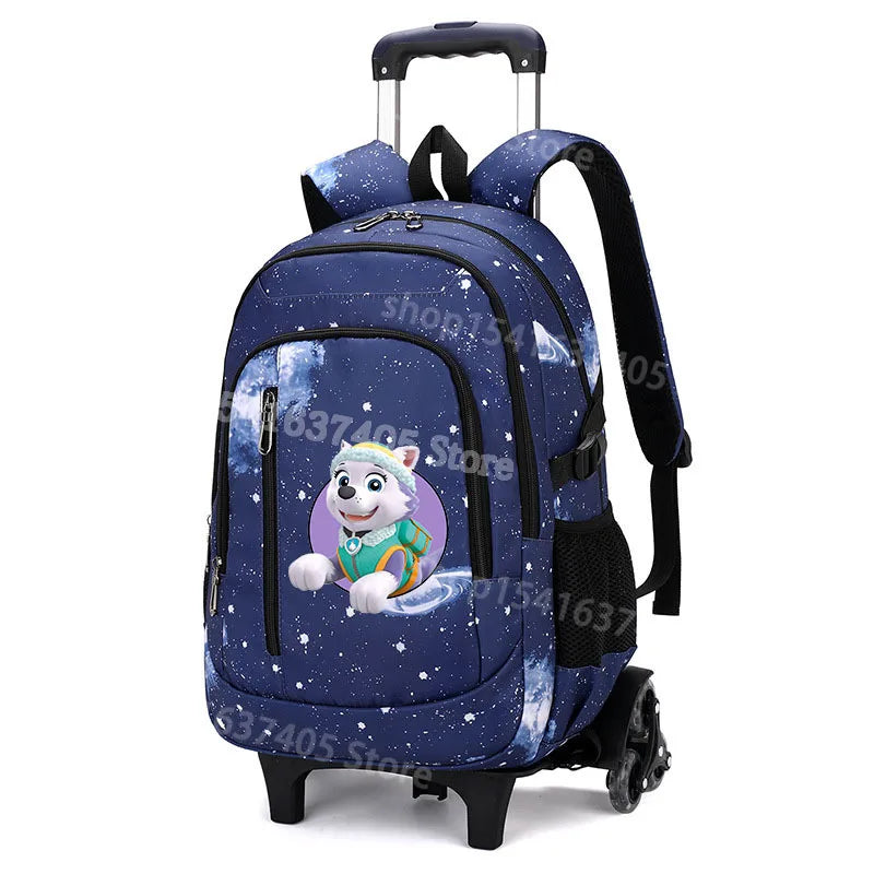 Cartable à Roulette Pat Patrouille 52cm 2 en 1 Monte-Escaliers