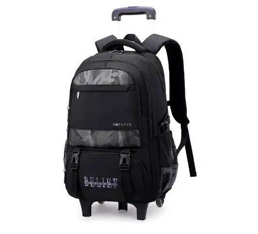 Cartable à Roulette Garçon 51cm Grand Format Oxford