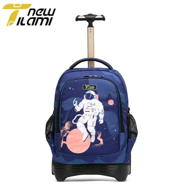 Cartable à Roulette Espace 46cm Garçon Set Astronaute