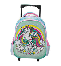 Cartable à Roulette Maternelle 43cm Licorne Set