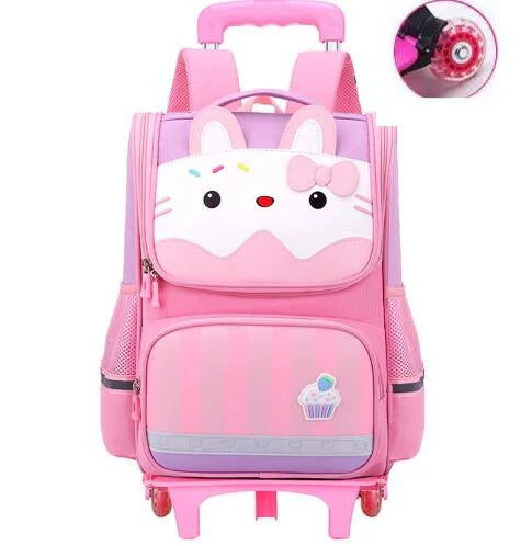 Cartable à Roulette CE2 CM1 CM2 49cm Spacieux