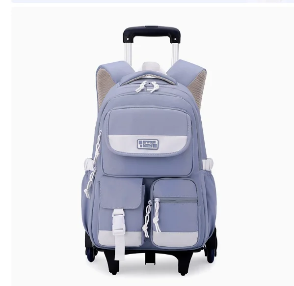 Cartable à Roulette Garçon 48cm Oxford Résistant