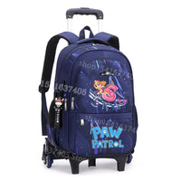 Cartable à Roulette Chiots Sauveteurs 6 Roues Imperméable