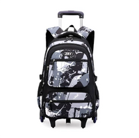 Cartable à Roulette Collège 53cm Léger Oxford