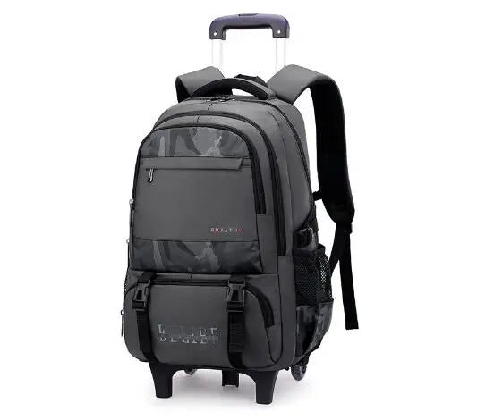 Cartable à Roulette Garçon 51cm Grand Format Oxford