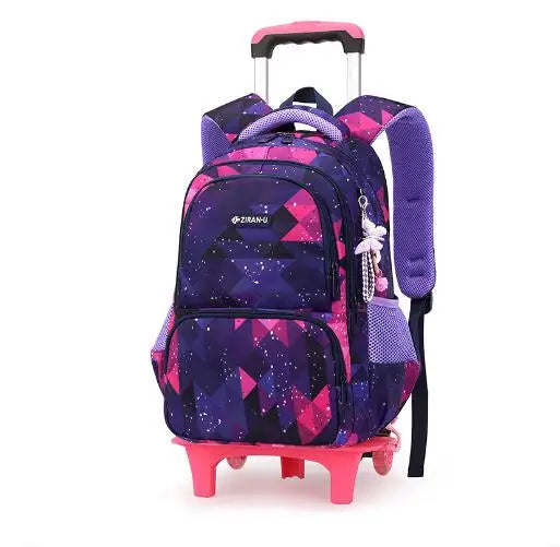 Cartable à Roulette CE2 CM1 CM2 48cm 6 Roues