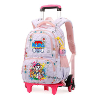 Cartable à Roulette Chiots Sauveteurs 2 en 1 Monte-Escaliers Laptop