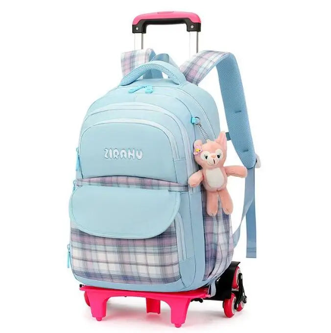 Cartable à Roulette 2 Compartiments Compact Oxford Mixte