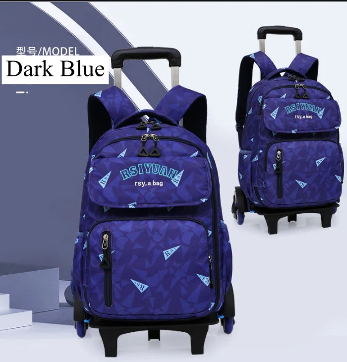 Cartable à Roulette Primaire 46cm Polyvalent Évolutif Oxford