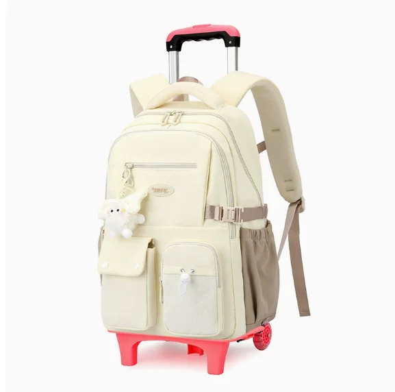 Cartable à Roulette Collège 53cm Robuste Oxford