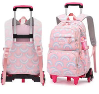 Cartable à Roulette Grand 52cm Set 3 Pièces Waterproof