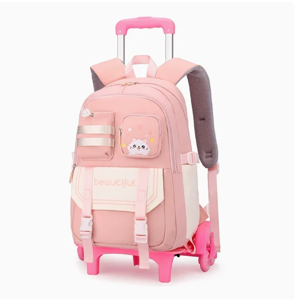 Cartable à Roulette Collège 53cm Polyvalent Oxford