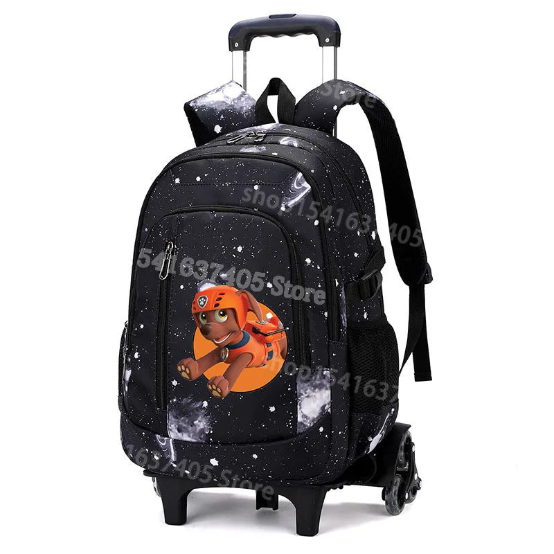 Cartable à Roulette Pat Patrouille 52cm 2 en 1 Monte-Escaliers