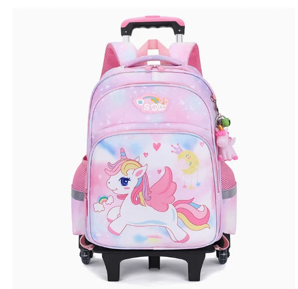 Cartable à Roulette Licorne 42cm 6 Roues