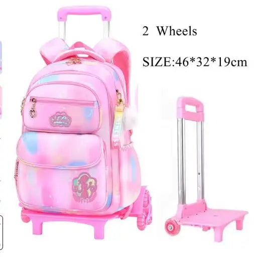 Cartable à Roulette Chipie 42cm Compact Léger Fille