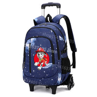 Cartable à Roulette Pat Patrouille 52cm 2 en 1 Monte-Escaliers