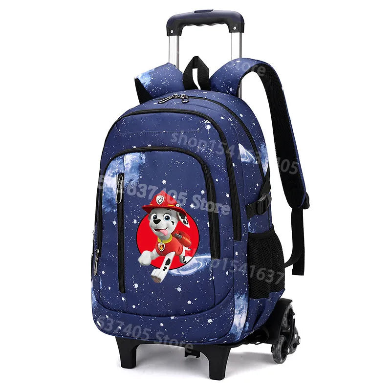 Cartable à Roulette Pat Patrouille 52cm 2 en 1 Monte-Escaliers